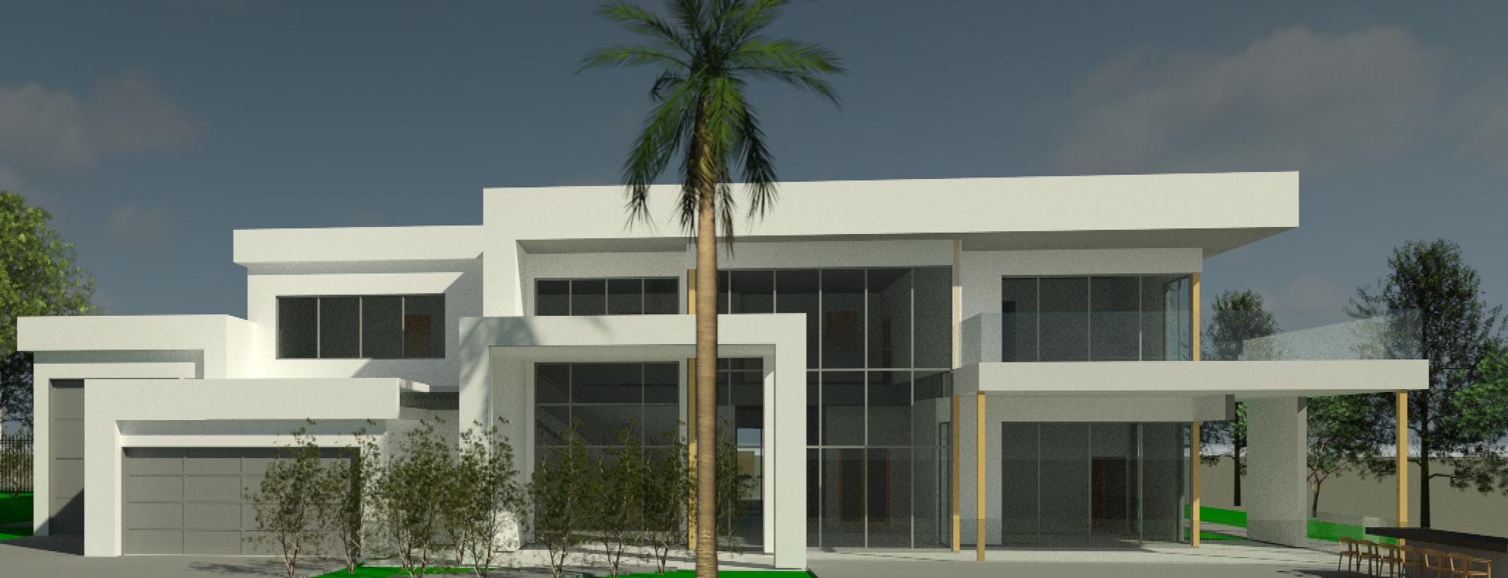 White Villa Front 1